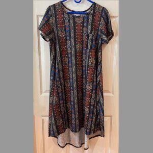 Casual and colorful LuLaRoe knit dress.